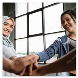 Gruppenfoto nach dem Training in der Halle